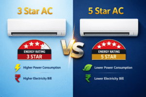 5 Star vs 3 Star AC – Which Saves More Electricity?